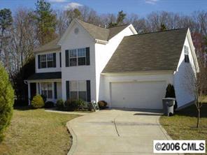 5603 Falls Ridge Lane Charlotte, NC 28269 - Photo 1 of 5 a front view of a house with garden
