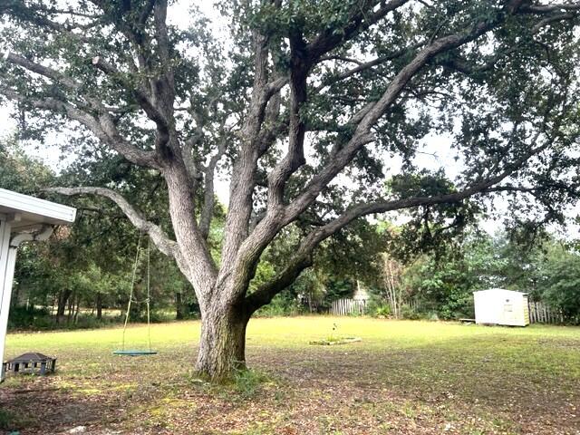 1860 Eagle Lane Navarre, FL 32566 - Photo 29 of 34 a view of a yard with a tree