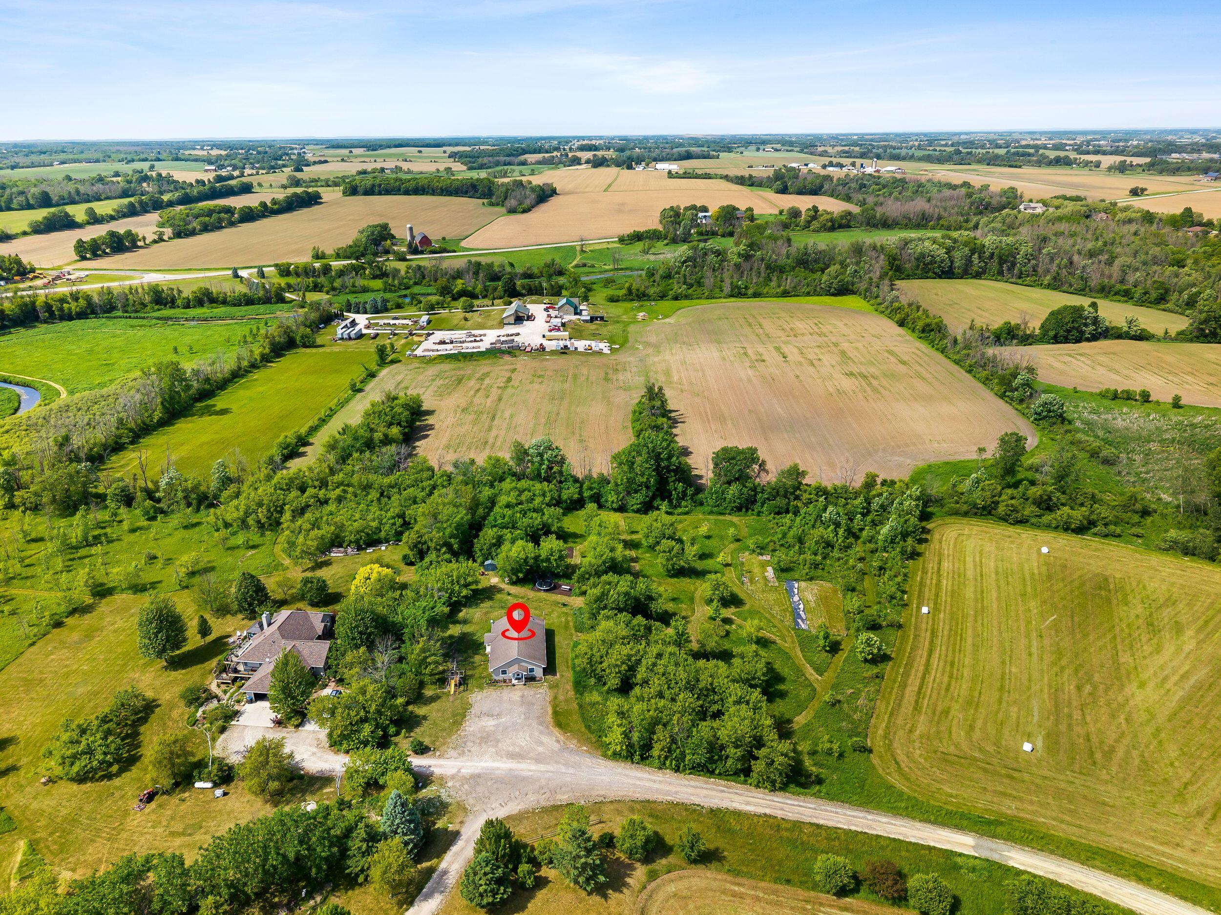 N3176 River Springs Road Chilton, WI 53014 - Photo 5 of 42 Aerial/Shared Driveway