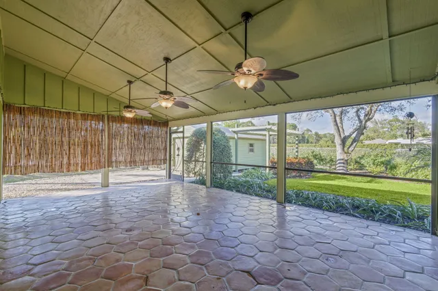 a view of a backyard of a house