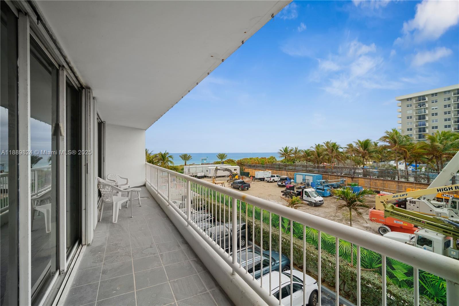 9341 Collins Avenue, Unit 205 Surfside, FL 33154 - Photo 21 of 33 a view of city from balcony