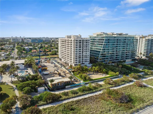 a view of a city with tall buildings