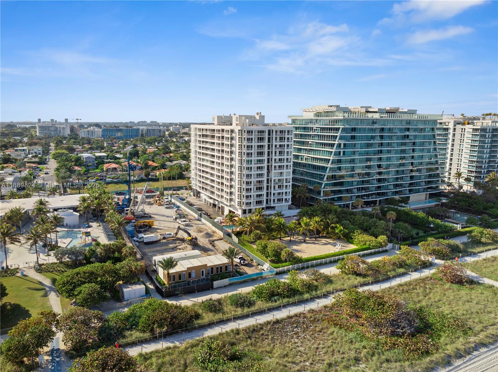 9341 Collins Avenue, Unit 205 Surfside, FL 33154 - Photo 32 of 33 a view of a city with tall buildings