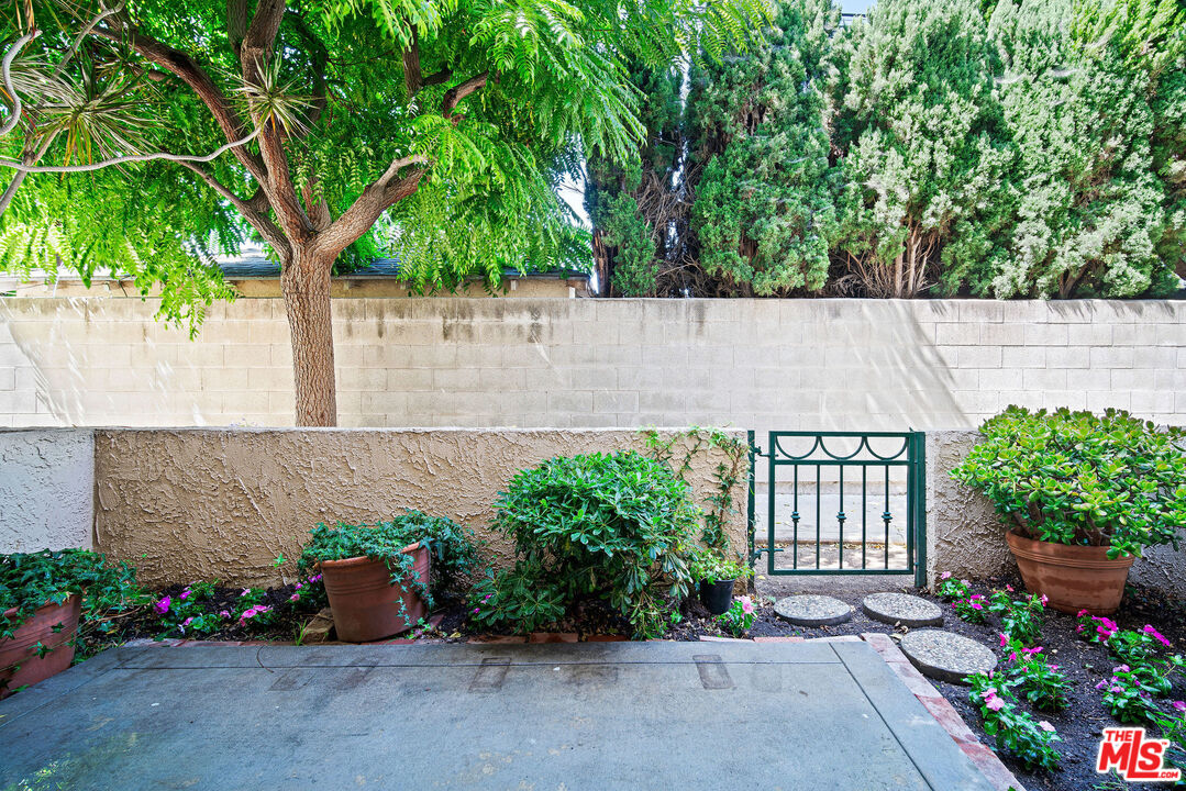 2491 Purdue Avenue, Unit 105 Los Angeles, CA 90064 - Photo 26 of 36 a view of a garden with plants