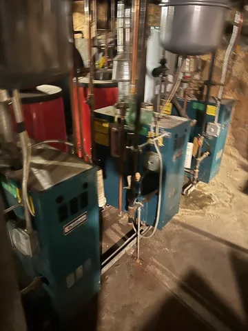 a view of water heater room