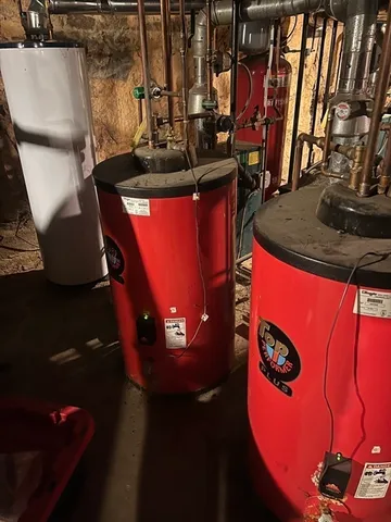 a view of storage and utility room