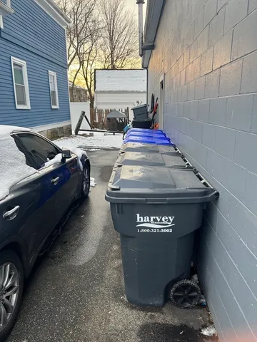 a view of parking garage with cars