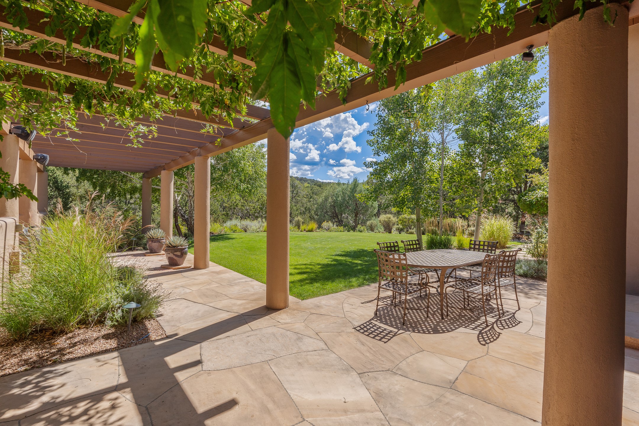 409 Brownell-Howland Road Santa Fe, NM 87501 - Photo 17 of 66 Rear Lawn
