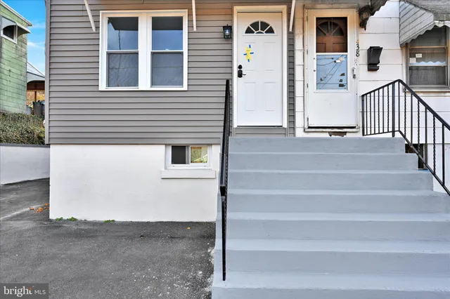 a view of entrance gate of building