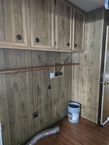 a bathroom with a shower and toilet