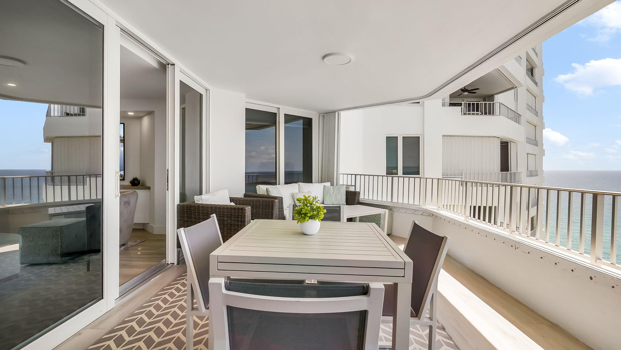 550 South Ocean Boulevard, Unit 1906 Boca Raton, FL 33432 - Photo 32 of 47 Covered Balcony