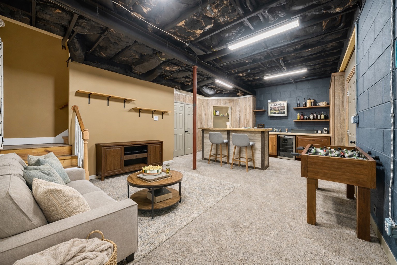 2875 Jarrell Ridge Road Clarksville, TN 37043 - Photo 40 of 73 a living room with furniture and a fireplace