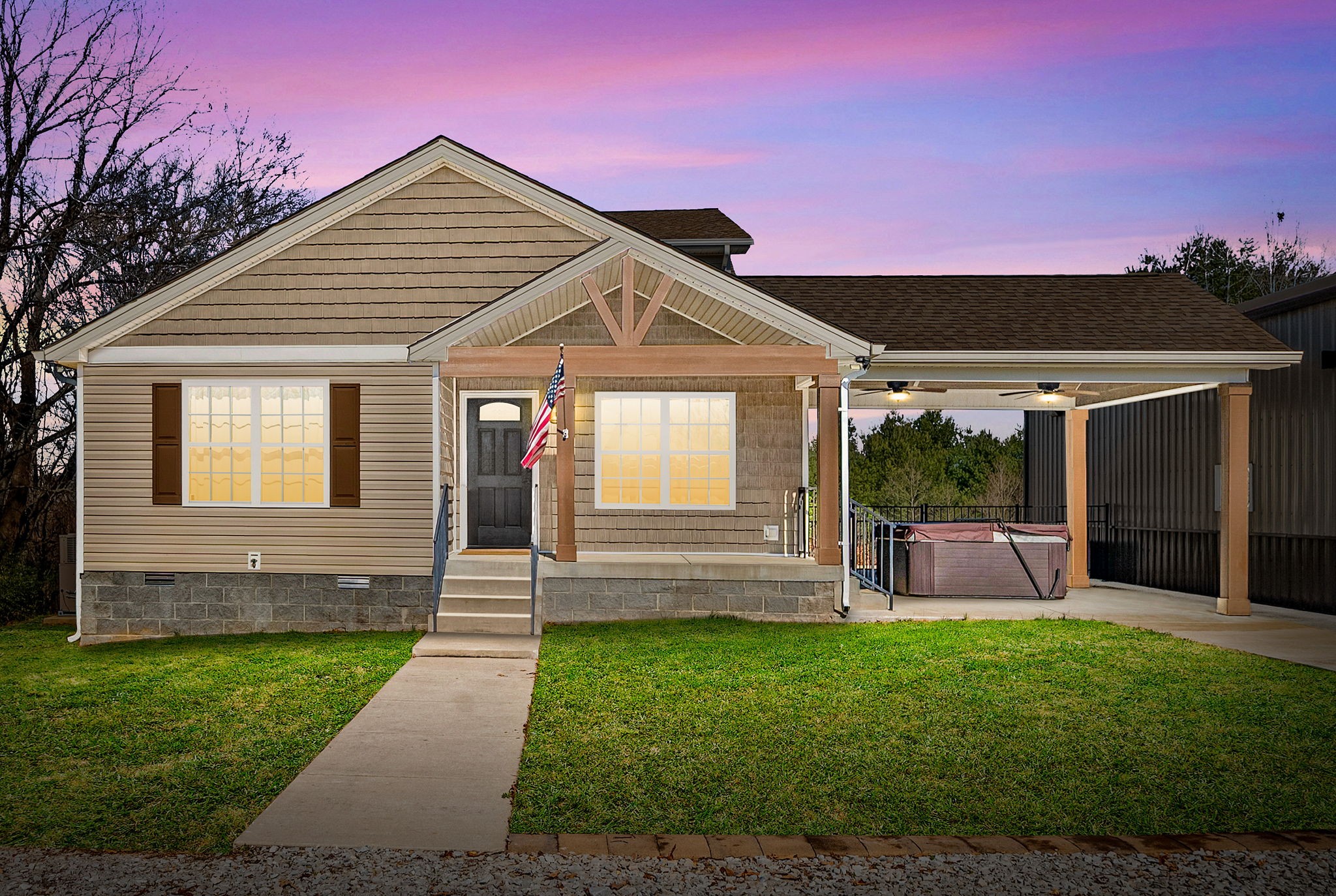 2875 Jarrell Ridge Road Clarksville, TN 37043 - Photo 5 of 73 a front view of a house with garden