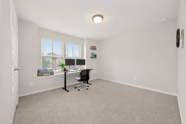 a workspace with a window