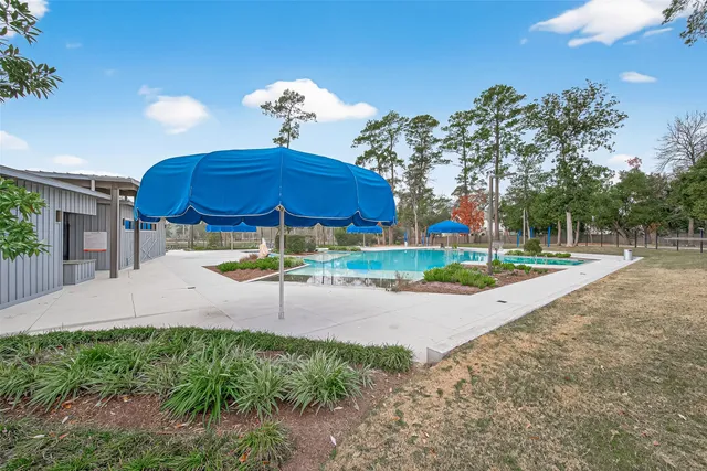 a view of a volley ball court
