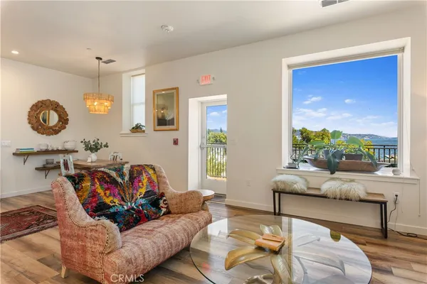 a kitchen with a stove and a microwave