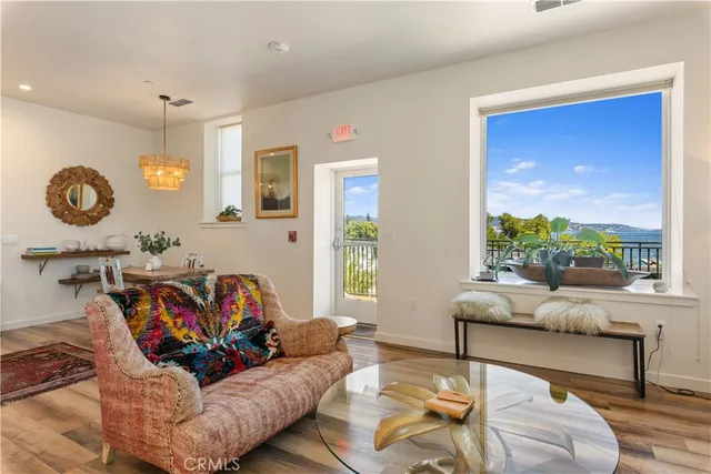 a kitchen with a stove and a microwave
