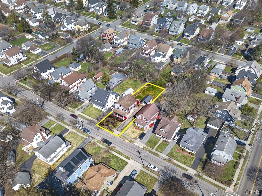 411 Robineau Road Syracuse, NY 13207 - Photo 49 of 50 Arial view. Lot lines are approximate for visual p