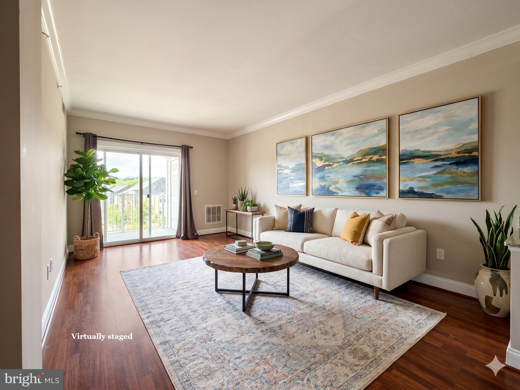 6301 Edsall Road, Unit 418 Alexandria, VA 22312 - Photo 1 of 22 Virtually staged living room