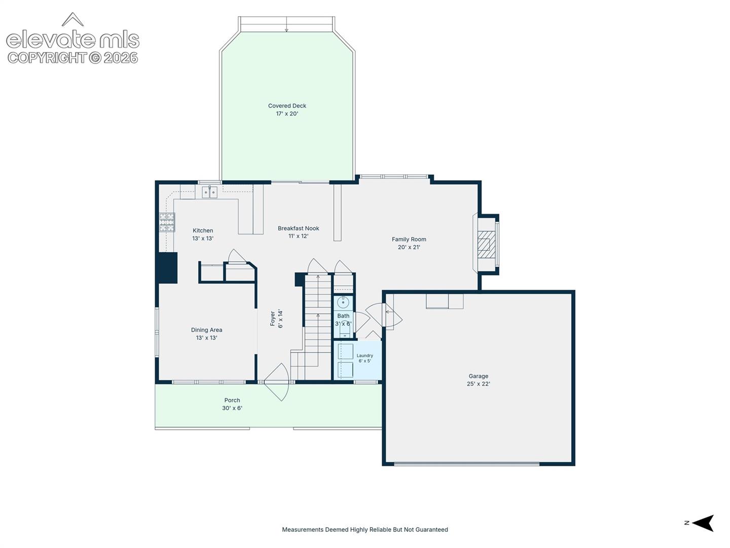 8965 Theriot Road Peyton, CO 80831 - Photo 48 of 50 Main Level Floor Plan
