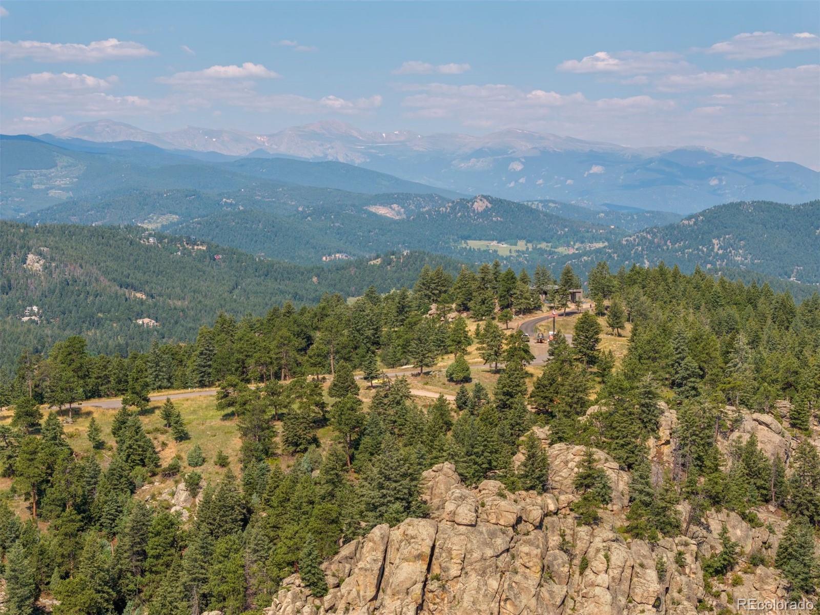 6371 Canyon Creek Road Evergreen, CO 80439 - Photo 16 of 38 a view of city and mountain