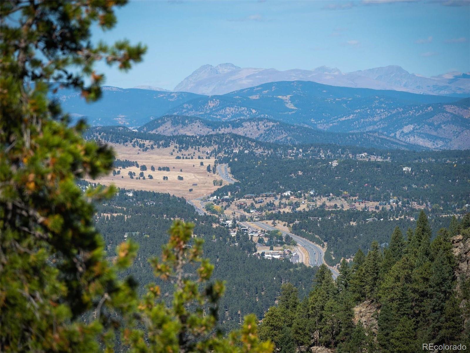 6371 Canyon Creek Road Evergreen, CO 80439 - Photo 29 of 38 a view of city and mountain