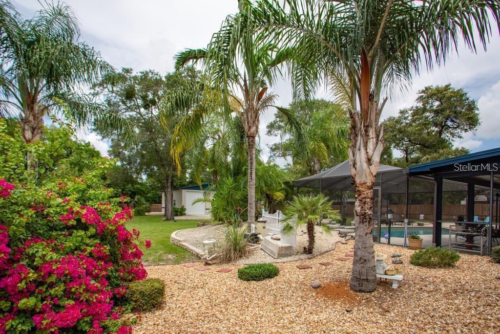 12802 North 53rd Street Temple Terrace, FL 33617 - Photo 27 of 38 a view of a patio with table and chairs and potted plants