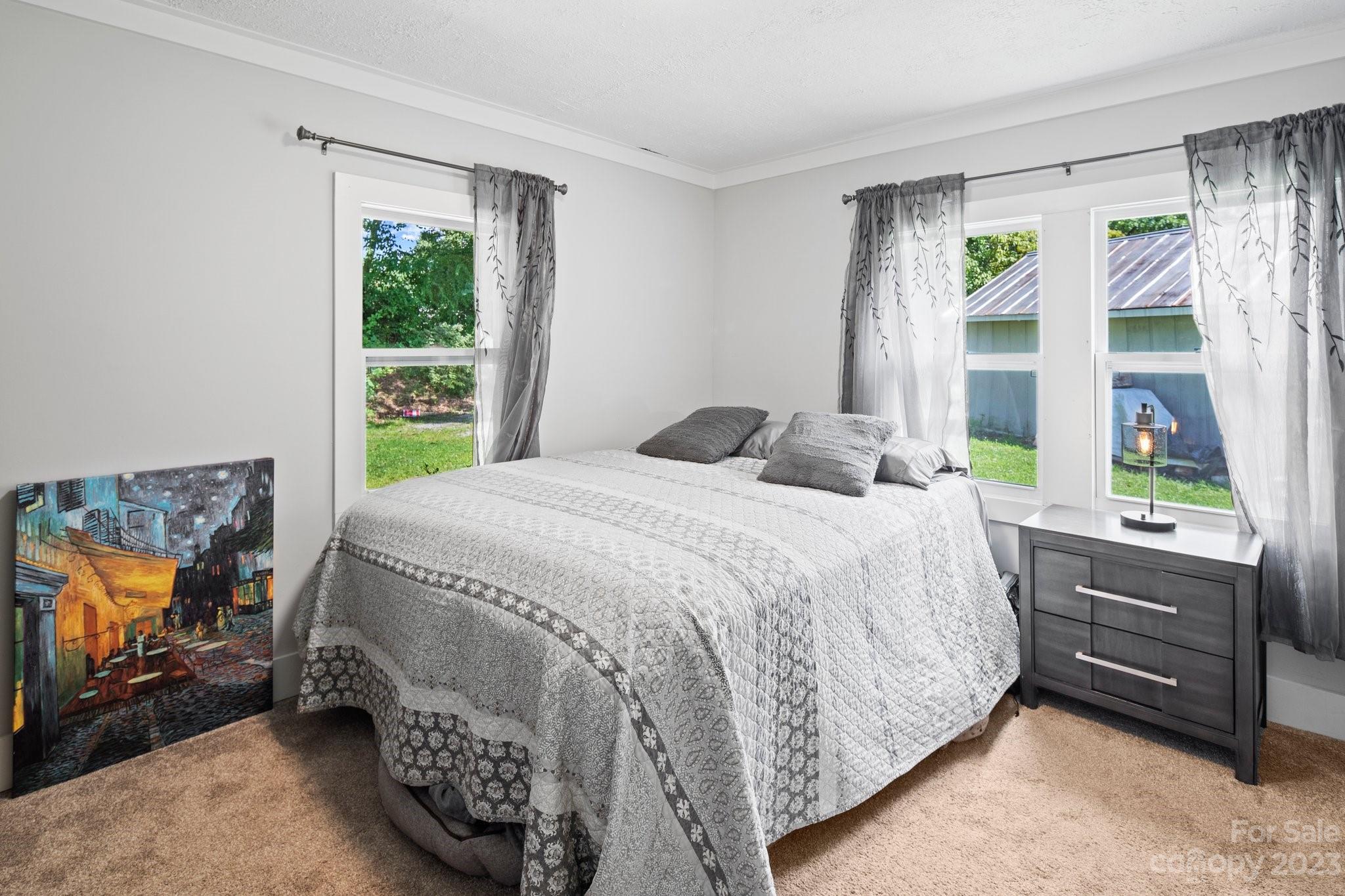 115 James E Davis Drive Mills River, NC 28759 - Photo 23 of 27 a bedroom with a bed and a window