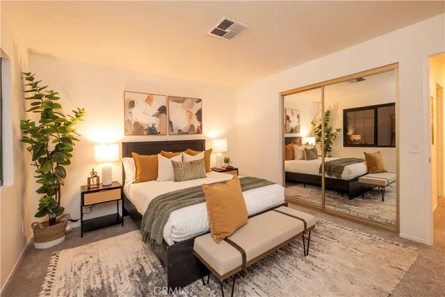 a view of a room with a hallway