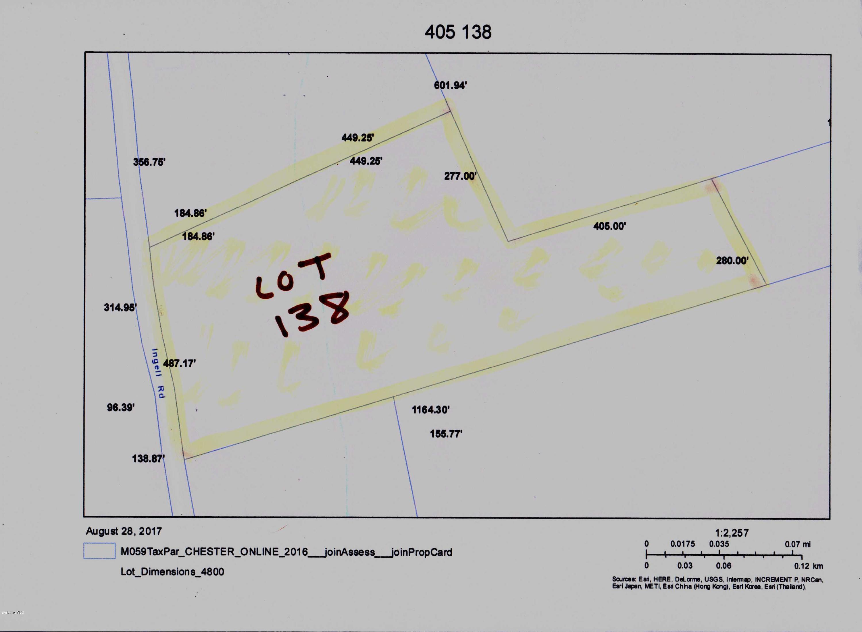 Lot 138 Ingell Road Chester, MA 01011 - Photo 2 of 8 new map of property