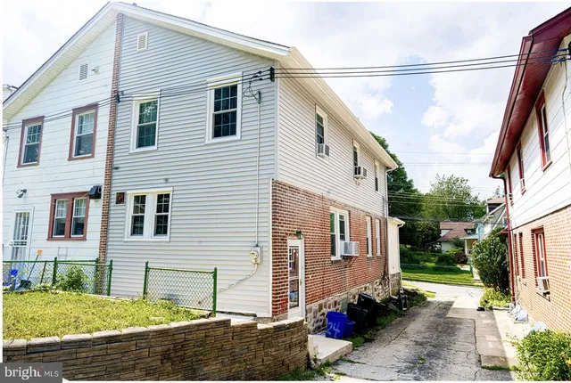 a view of a house with a patio