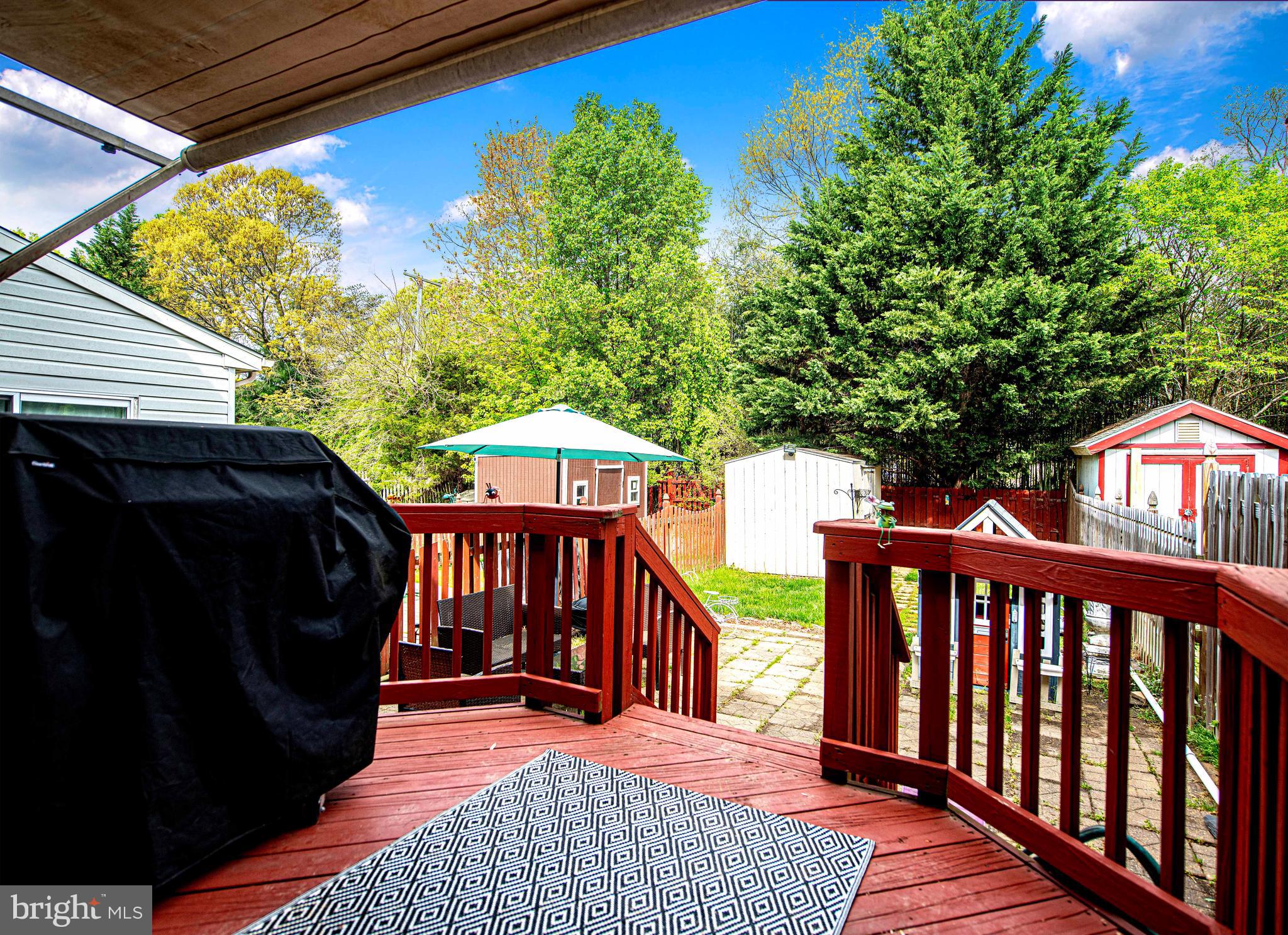 518 MacIntosh Circle Joppa, MD 21085 - Photo 23 of 29 a view of a roof deck with wooden floor and seating space