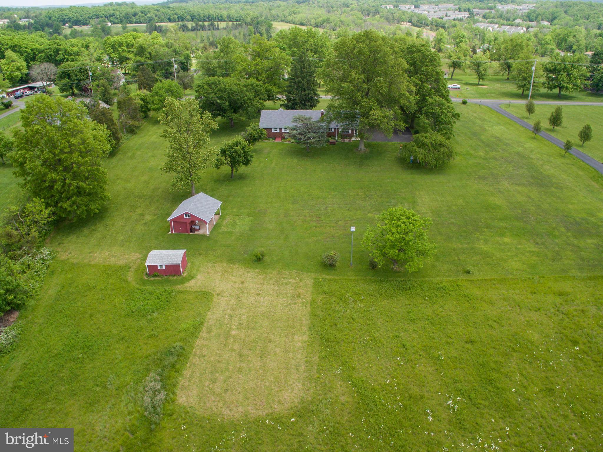 3314 Little Road Perkiomenville, PA 18074 - Photo 36 of 40 Aerial view looking from the rear