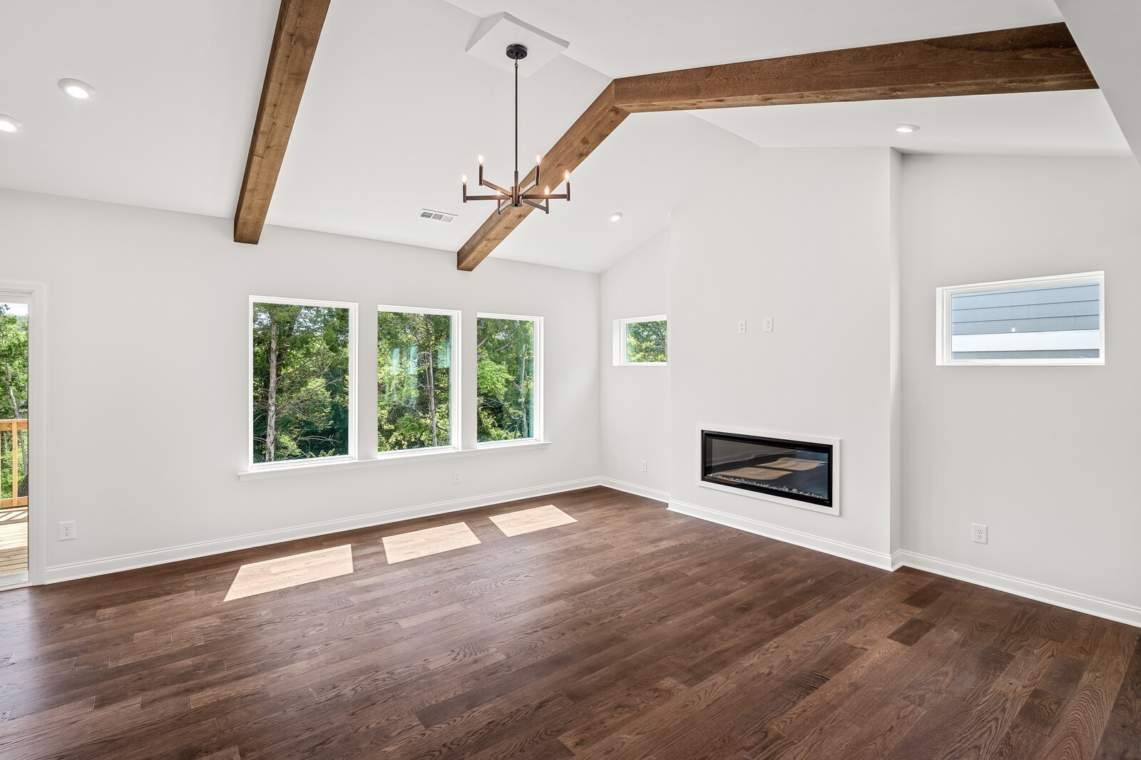 1040 Cherry Tree Drive Mount Juliet, TN 37122 - Photo 11 of 47 a view of empty room with wooden floor and fan