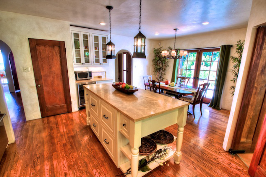 1010 Garcia Road Santa Barbara, CA 93103 - Photo 6 of 20 a kitchen with stainless steel appliances granite countertop a refrigerator a stove top oven a sink and dishwasher