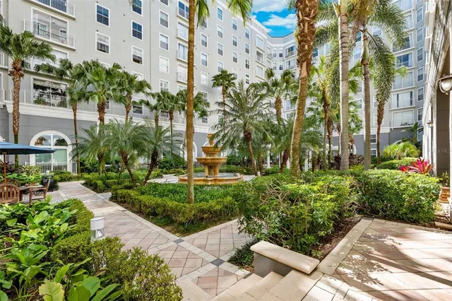 a balcony with a city view
