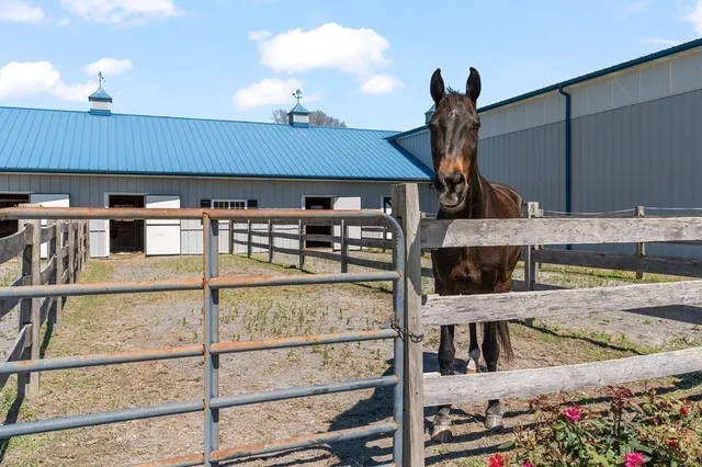 a view of an empty room with a garage