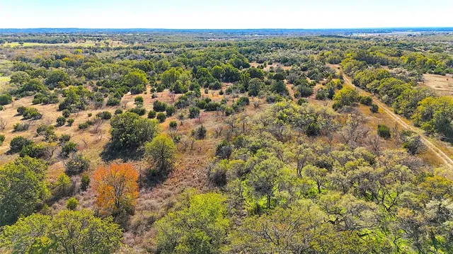 a view of a yard with a house