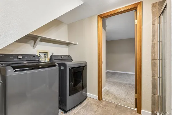 a view of a storage & utility room