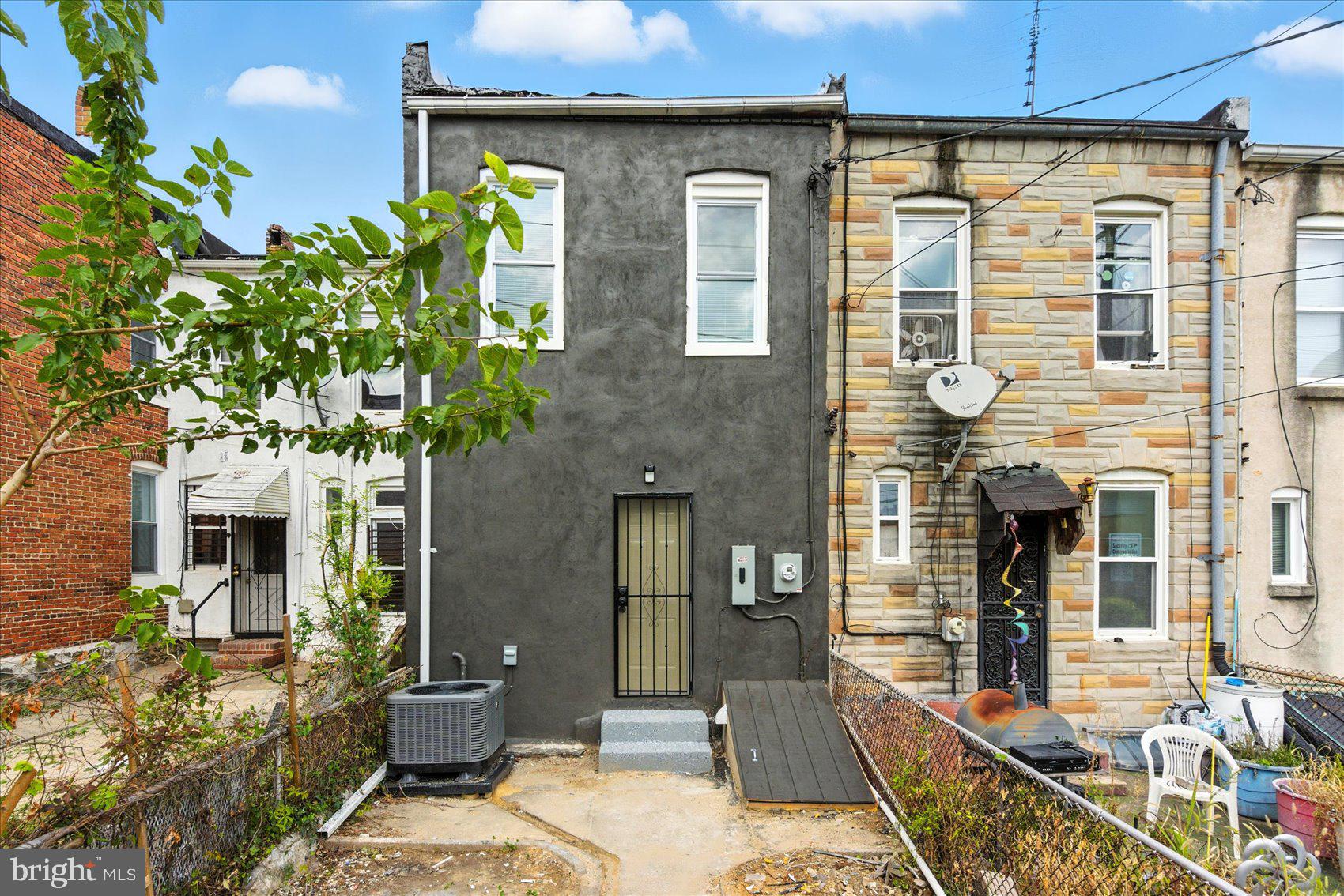 1607 Montpelier Street Baltimore, MD 21218 - Photo 37 of 37 a view of a patio with table and chairs and potted plants
