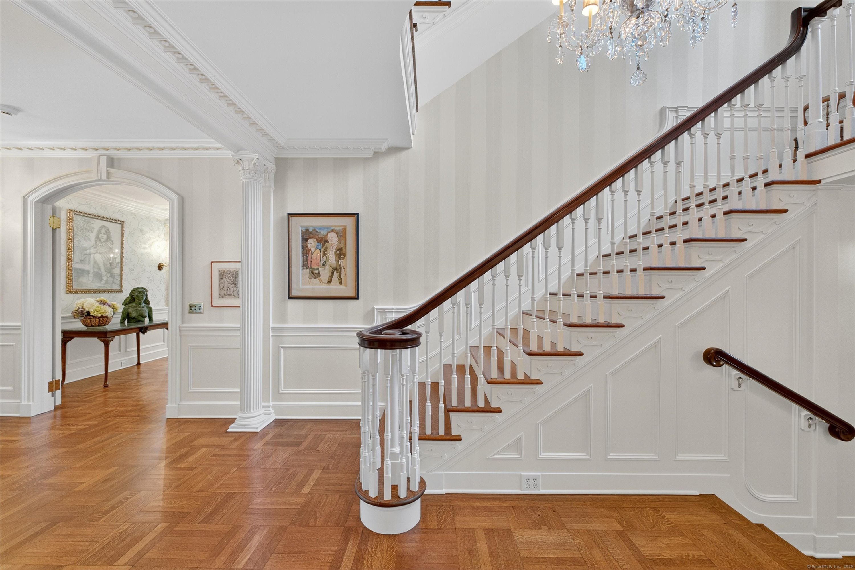 88 Main Street Ridgefield, CT 06877 - Photo 6 of 39 a view of entryway and hall with wooden floor