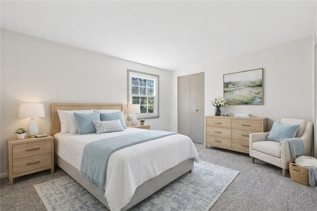 126 Jefferson Drive Apollo, PA 15613 - Photo 20 of 31 a bedroom with a bed and a couch