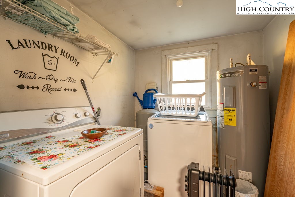 40 Painter Road Banner Elk, NC 28604 - Photo 18 of 45 a utility room with dryer and washer