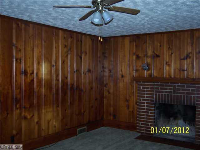 133 Bullins Road Madison, NC 27025 - Photo 5 of 15 Living Room. Wood Paneling thru-out