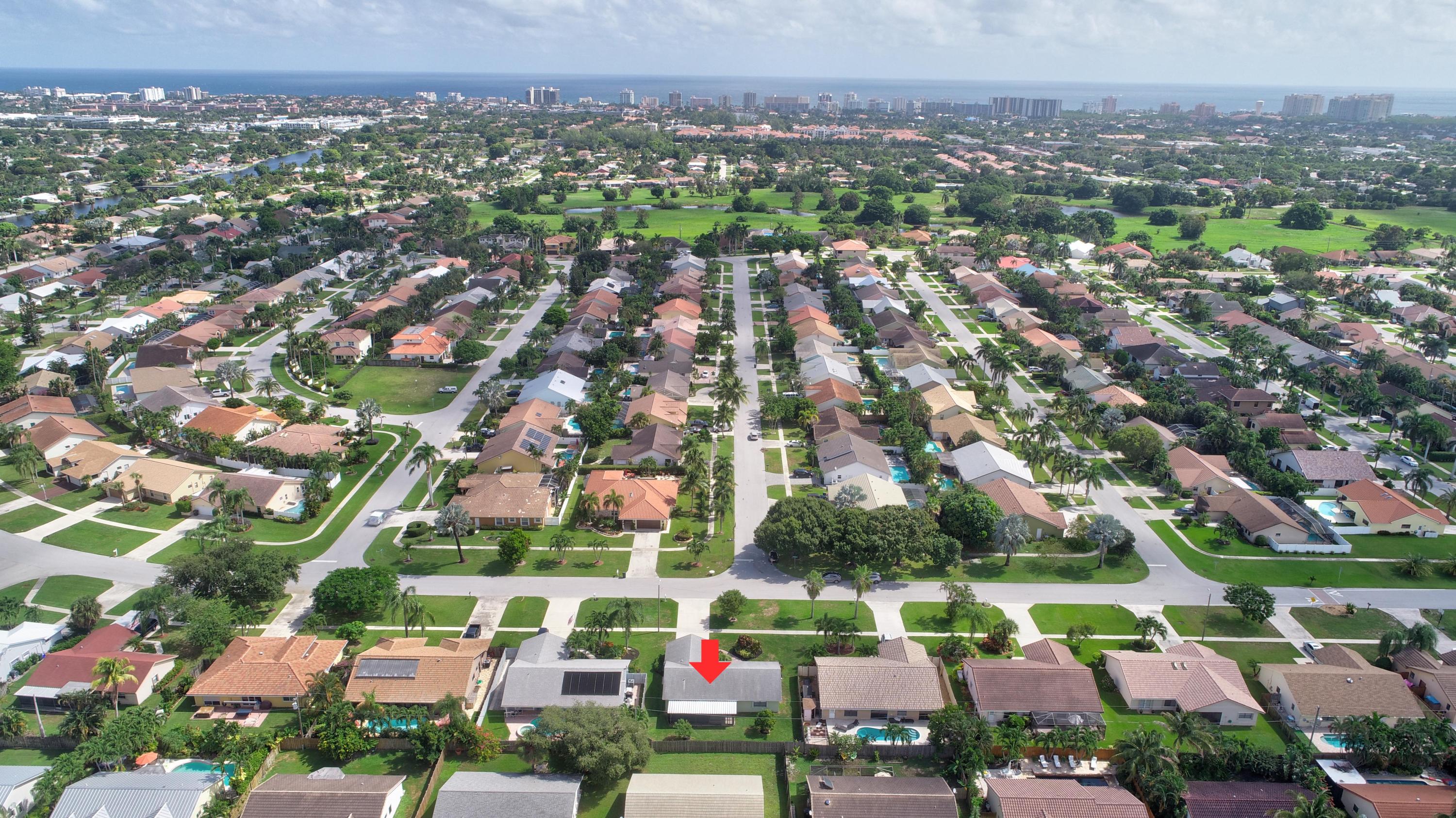 7903 West Country Club Boulevard Boca Raton, FL 33487 - Photo 32 of 32 Aerial View of Community