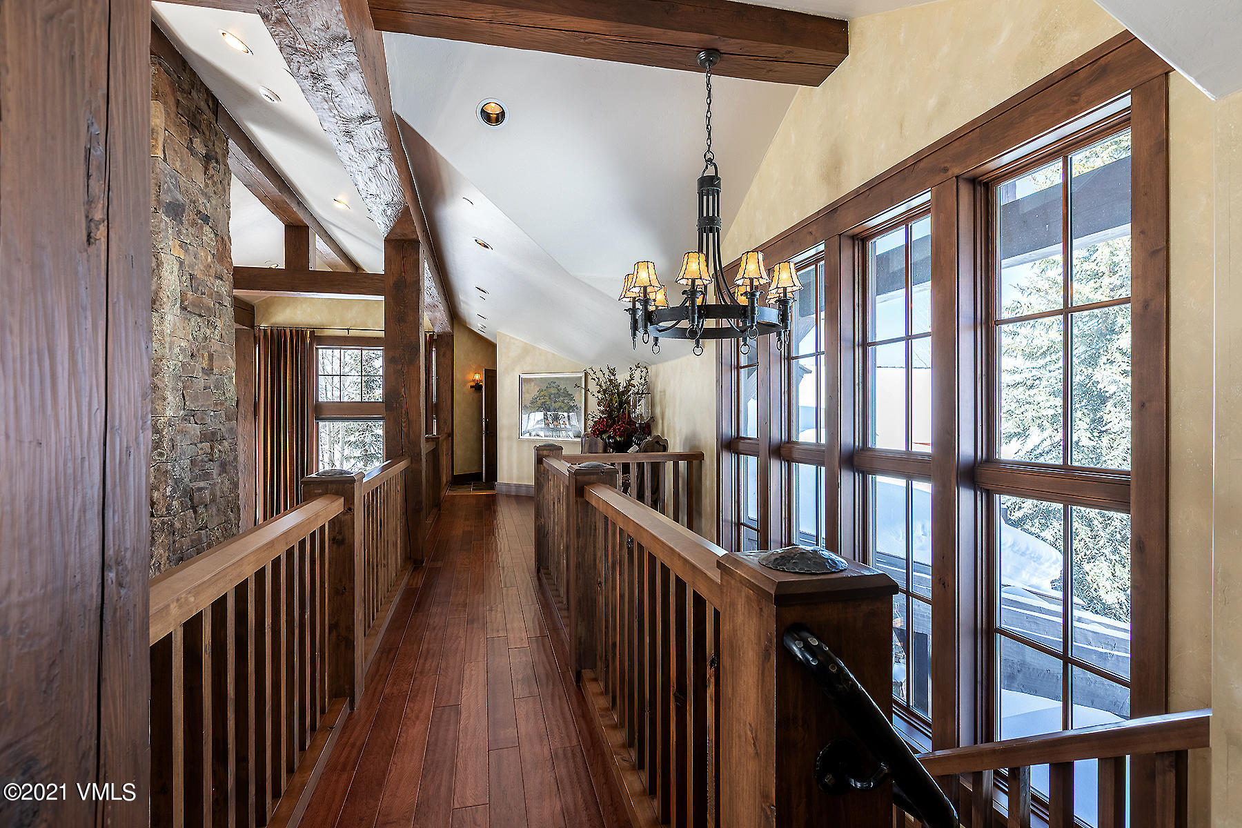 1092 Summit Trail Edwards, CO 81632 - Photo 20 of 48 a view of an entryway wooden floor and stairs