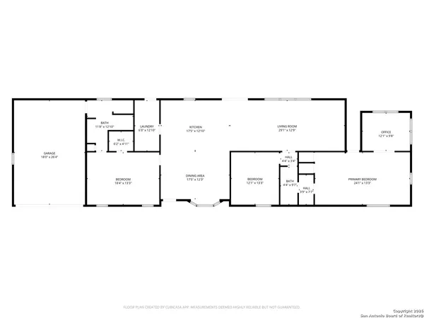 a picture of a floor plan