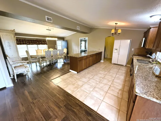 a living room with a couch and a table