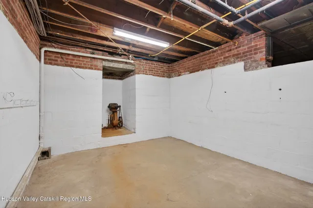 a front view of a building