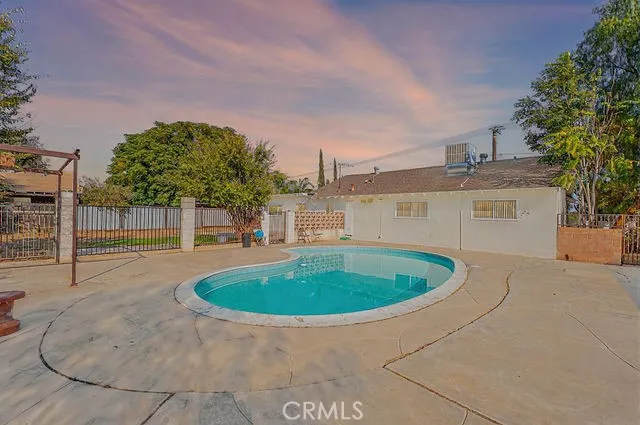 a view of outdoor space yard and swimming pool